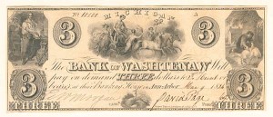 Bank of Washtenaw - Paper Money - SOLD